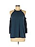 Ann Taylor LOFT Blue 3/4 Sleeve Top Size S (petite) - photo 1