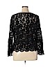 White House Black Market Black Long Sleeve Top Size 1X - photo 2