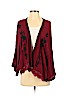 Forever 21 100% Polyester Burgundy Cardigan Size S - photo 1