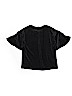 Assorted Brands Solid Black Short Sleeve Top Size 7 - 8 - photo 2