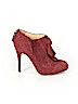Valentino 100% Suede Burgundy Ankle Boots Size EU 37 - photo 1