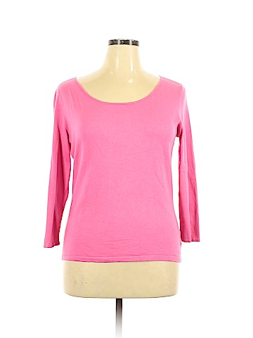 Lauren by Ralph Lauren 3/4 Sleeve Silk Top (view 1)