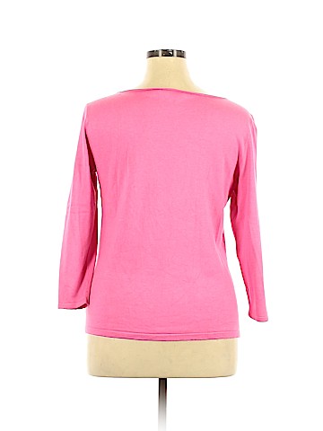 Lauren by Ralph Lauren 3/4 Sleeve Silk Top (view 2)