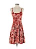 Lucky Brand 100% Cotton Red Casual Dress Size S - photo 1