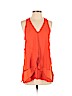 Proenza Schouler Orange Sleeveless Blouse Size 2 - photo 1