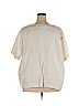 Purejill 100% Linen Tan Short Sleeve Blouse Size 2X - photo 2