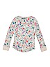 Old Navy Floral Gray Thermal Top Size 10 - 12 - photo 2