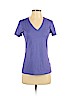 Nike 100% Polyester Purple Short Sleeve T-Shirt Size XS - photo 1
