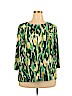 JM Collection Green 3/4 Sleeve Blouse Size 2X - photo 1