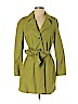 J.jill 100% Cotton Green Trenchcoat Size S (petite) - photo 1