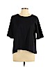 Club Monaco Black Short Sleeve Blouse Size L - photo 1