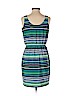 Ann Taylor LOFT 100% Polyester Green Casual Dress Size 4 (petite) - photo 2