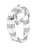 Cashmink by V. Fraas 100% Acrylic Stripes Ivory Scarf One size - photo 1