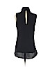 H&M 100% Polyester Black Sleeveless Blouse Size 2 - photo 2
