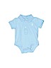 Ralph Lauren 100% Cotton Blue Short Sleeve Onesie 0-3 MO / 3 MO - photo 1