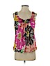 Liquid 100% Silk Pink Sleeveless Silk Top Size 2 - photo 1