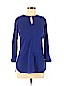 Lauren by Ralph Lauren Blue Long Sleeve Top Size XS (petite) - photo 1