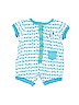 Guess Baby 100% Cotton Blue Short Sleeve Onesie Size 3-6 mo - photo 1
