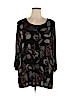 Vikki Vi Black 3/4 Sleeve Top Size 1X - photo 1