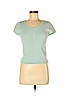 Parker Blue Short Sleeve Top Size S - photo 1