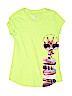 Justice Graphic Green Short Sleeve T-Shirt Size 10 - photo 1