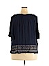 Catherines 100% Rayon Blue 3/4 Sleeve Blouse Size 2X - photo 2
