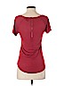 Club Monaco 100% Modal Red Short Sleeve T-Shirt Size XS - photo 2