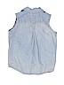 Gymboree 100% Cotton Blue Sleeveless Button-Down Shirt Size 5 - photo 2