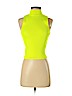 Zara 100% Polyamide Yellow Sleeveless Top Size S - photo 1