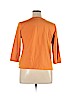 Zenergy by Chico's Orange 3/4 Sleeve Top Size XL (3) - photo 2
