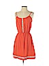 Aqua 100% Polyester Orange Casual Dress Size S - photo 1