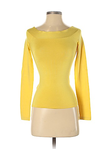 BCBGMAXAZRIA Silk Pullover Sweater (view 1)