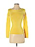 BCBGMAXAZRIA Yellow Silk Pullover Sweater Size XS - photo 1