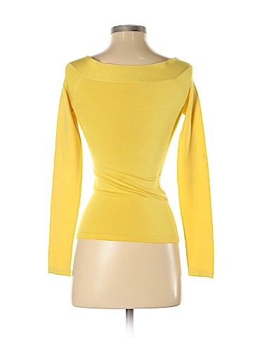 BCBGMAXAZRIA Silk Pullover Sweater (view 2)