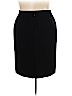 Le Suit 100% Polyester Black Casual Skirt Size 22 - photo 2