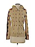 Lucky Brand 100% Cotton Tan Zip Up Hoodie Size S - photo 1
