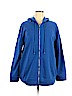 Beyond This Plane 100% Polyester Blue Zip Up Hoodie Size XL - photo 1