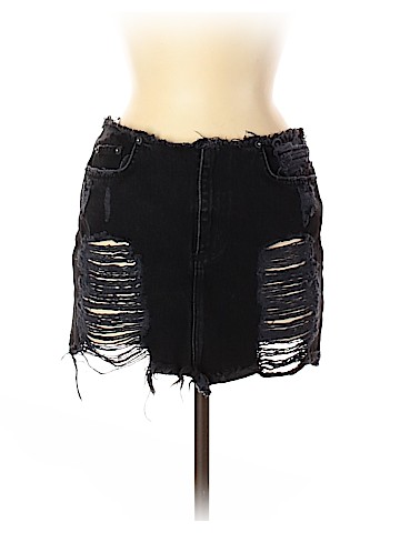 Carmar Denim Skirt (view 1)