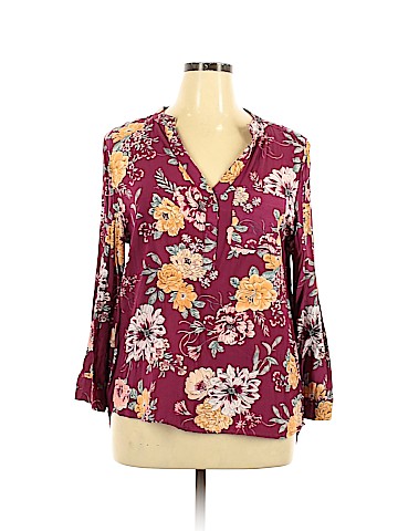 Bailey & Chloe Long Sleeve Blouse (view 1)