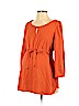 Oh! Mamma 100% Polyester Orange 3/4 Sleeve Blouse Size S - photo 1
