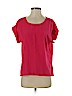 Forever 21 100% Polyester Pink Short Sleeve Blouse Size S - photo 1