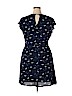 Maison Jules 100% Polyester Blue Casual Dress Size XL - photo 2