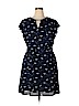 Maison Jules 100% Polyester Blue Casual Dress Size XL - photo 1