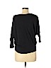 Velvet by Graham & Spencer 100% Cotton Black 3/4 Sleeve Top Size P (petite) - photo 2