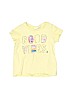 Roxy Teenie Wahine 100% Cotton Yellow Short Sleeve T-Shirt Size 3T - photo 1