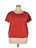 Talbots Orange Short Sleeve Top Size 3X - photo 1