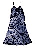 Justice 100% Cotton Tie-dye Blue Dress Size 8 - photo 2