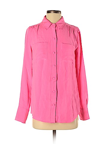 J. Crew Collection Long Sleeve Silk Top (view 1)