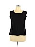misook 100% Acrylic Black Sleeveless Top Size XL - photo 1