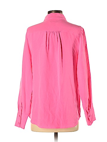 J. Crew Collection Long Sleeve Silk Top (view 2)